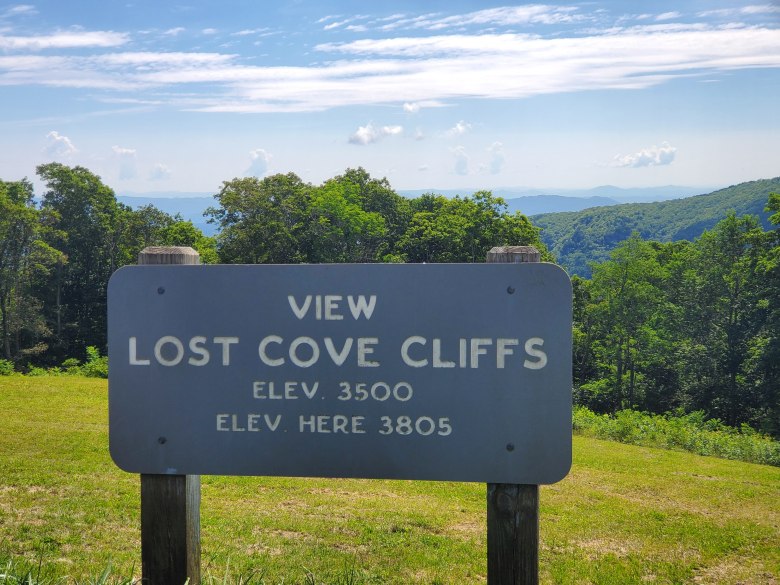 Lost Cove Cliffs on the Blue Ridge Parkway