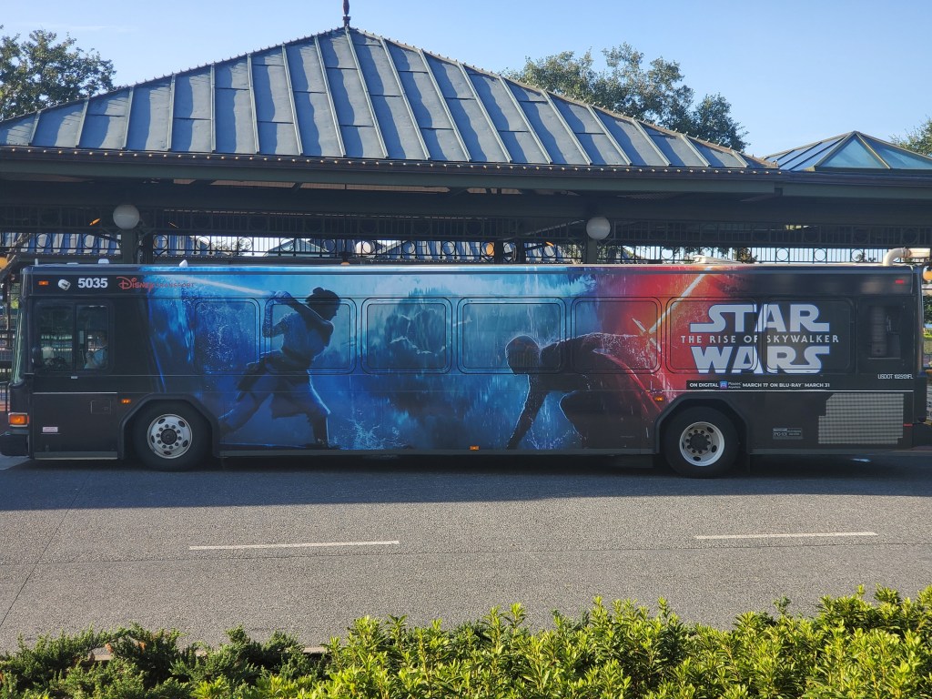 Disney Transportation Bus at Magic Kingdom